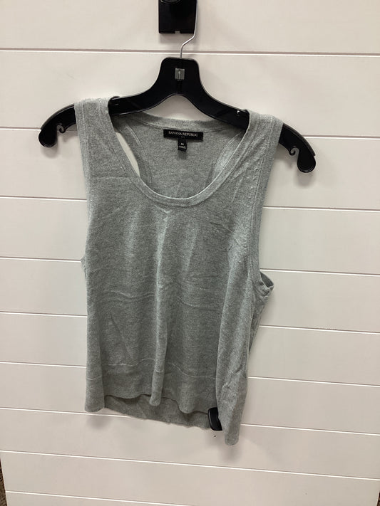 Tank Top By Banana Republic In Grey, Size:M