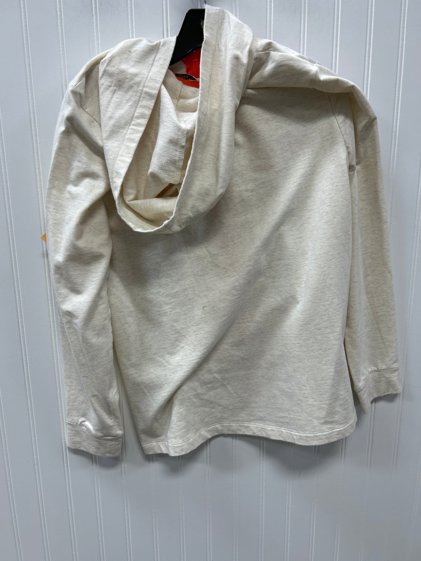 Sweatshirt Hoodie By Clothes Mentor In Cream, Size:S