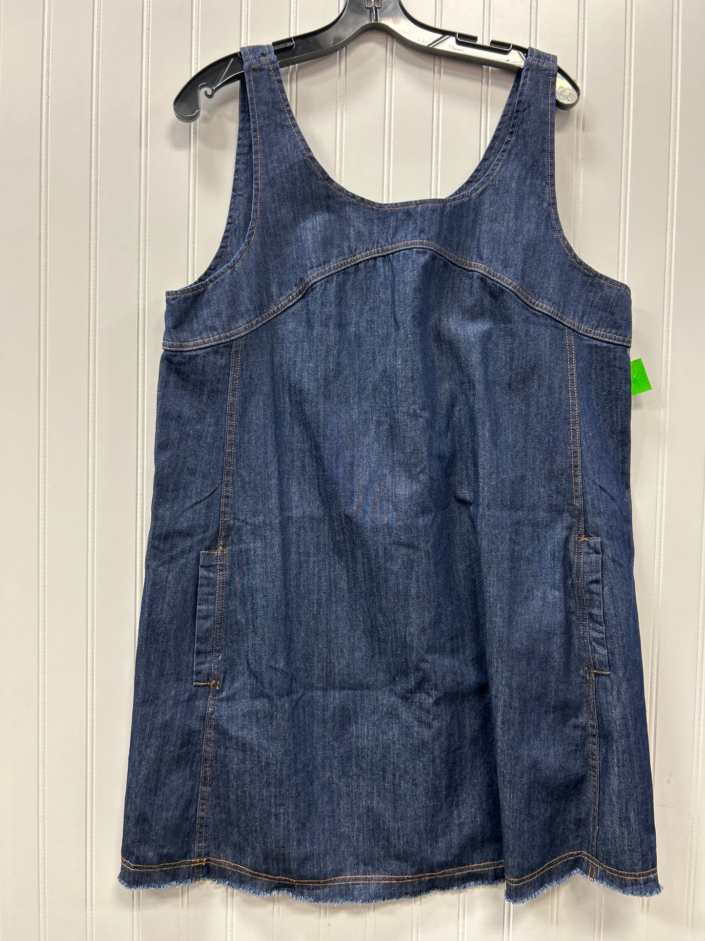 Dress Casual Short By Natural Life In Blue Denim, Size:L