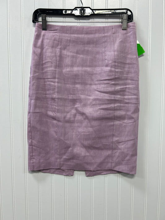 Skirt Midi By Express In Purple, Size:2