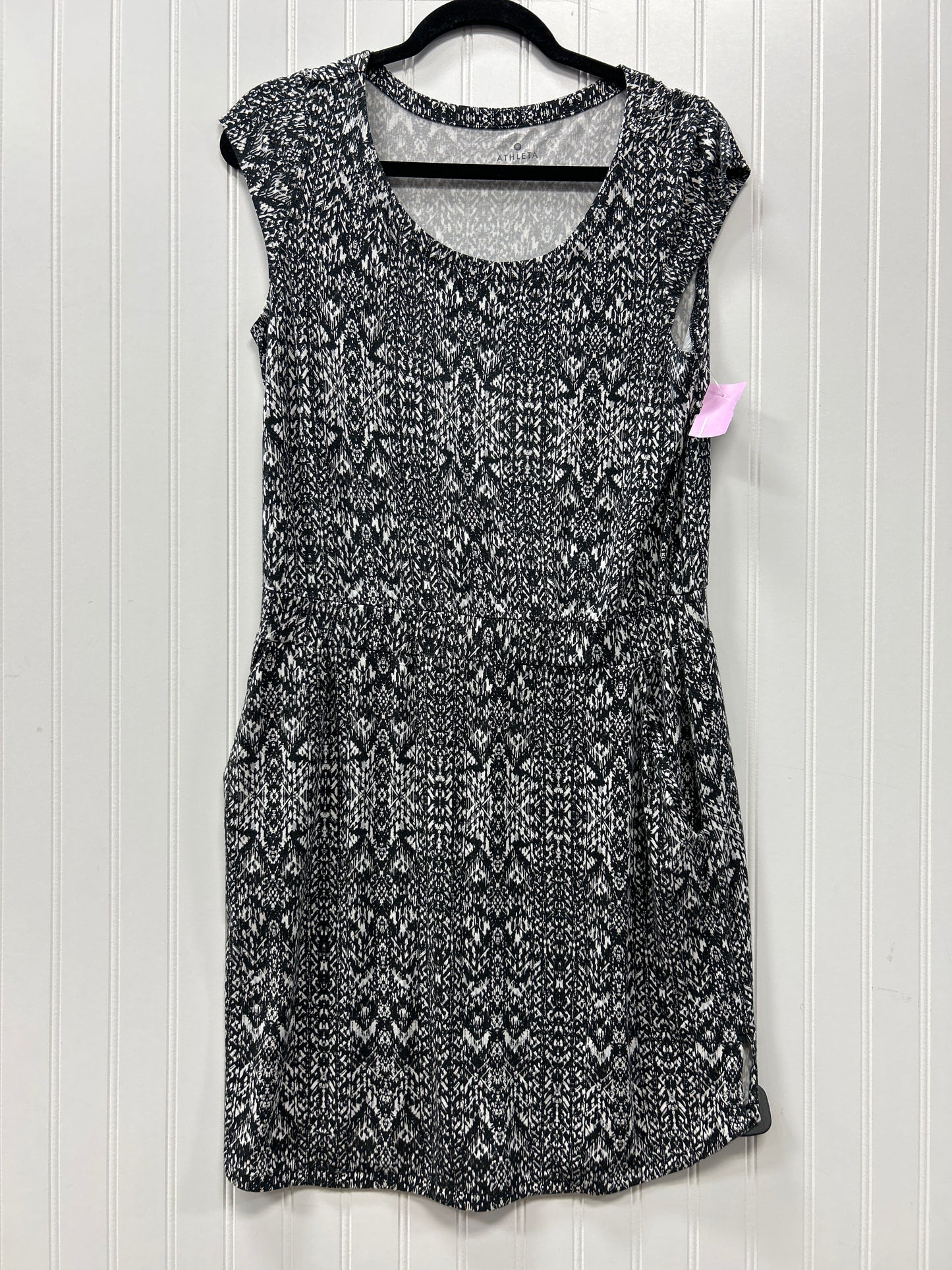 Athletic Dress By Athleta In Black, Size:M