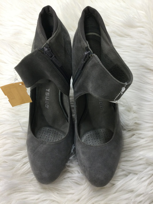 Shoes Heels Block By Cmb In Grey, Size:10