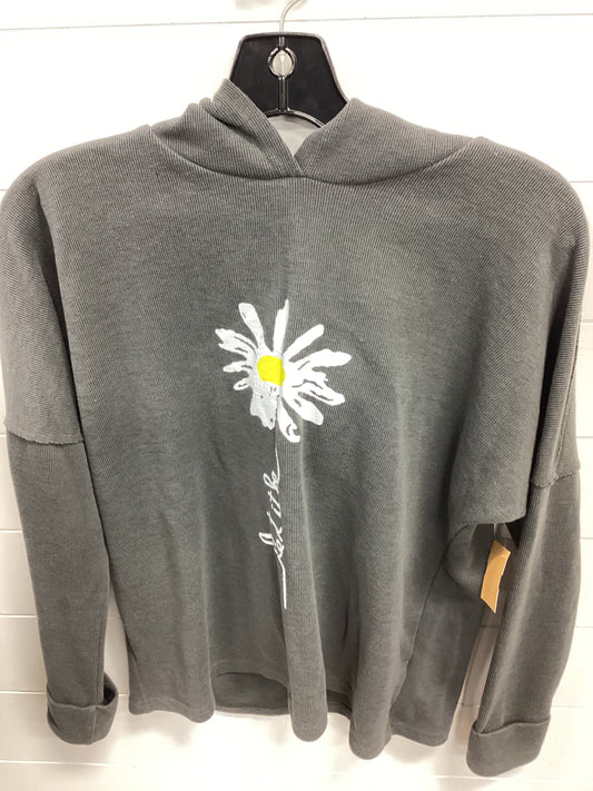 Sweatshirt Hoodie By Exclusive In Grey, Size:S