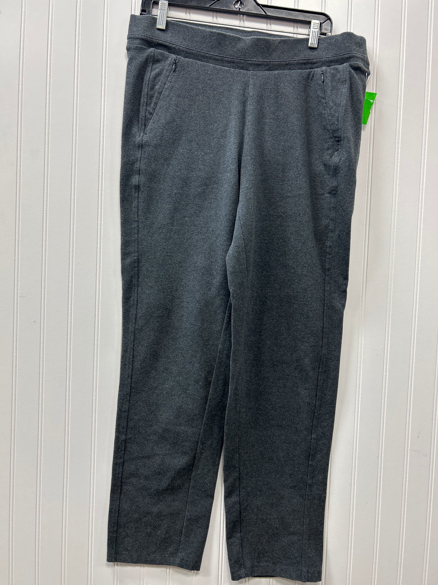 Athletic Leggings By Talbots In Grey, Size:1X