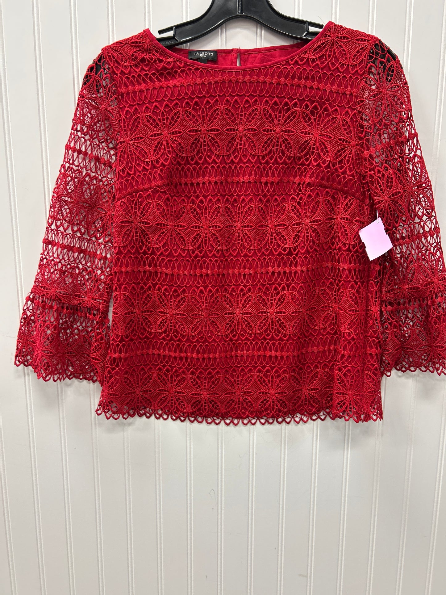Top Ls By Talbots In Red, Size:S