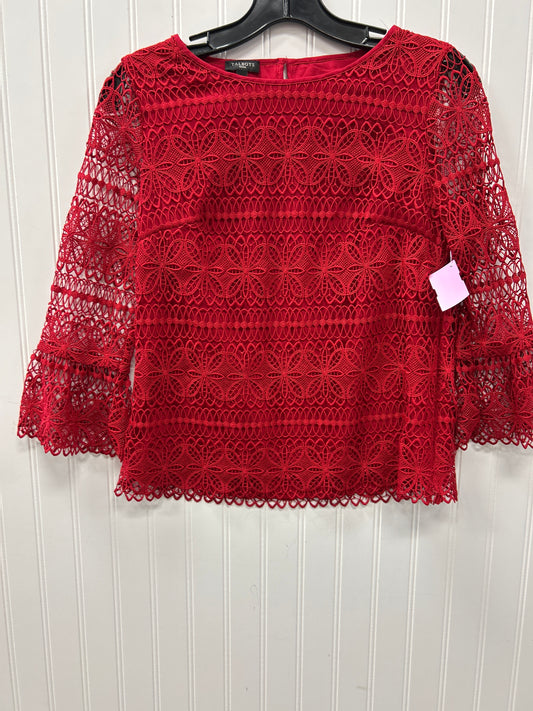 Top Ls By Talbots In Red, Size:S