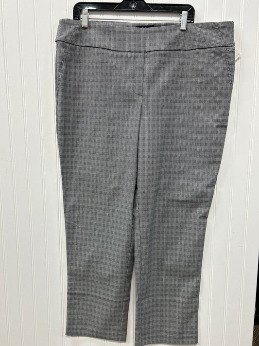 Pants Dress By Hilary Radley In Plaid Pattern, Size:1X