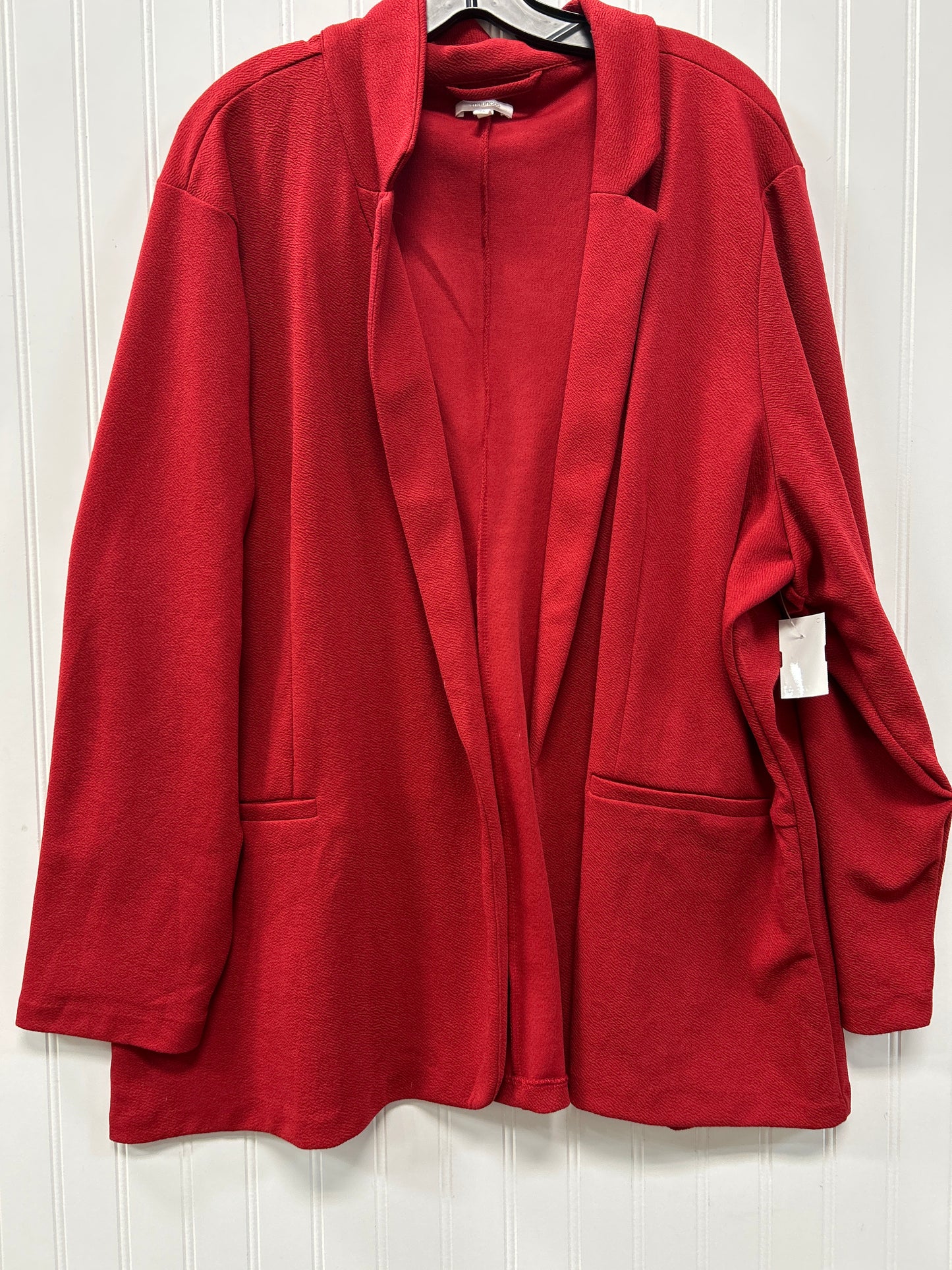 Blazer By Maurices In Red, Size:4X