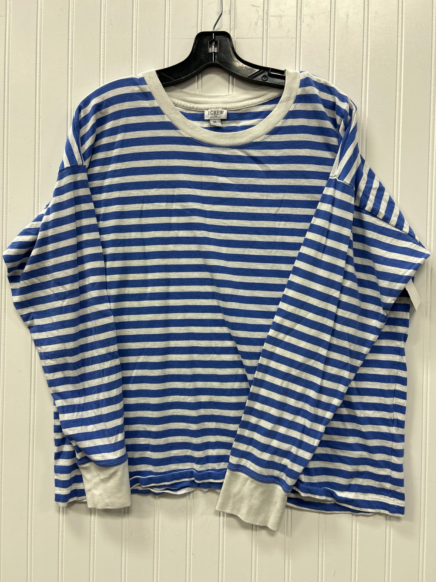 Top Ls By J. Crew In Blue & White, Size:Xl