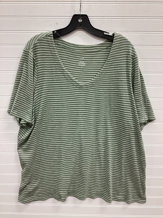 Top Ss By J. Jill In Green, Size:2X