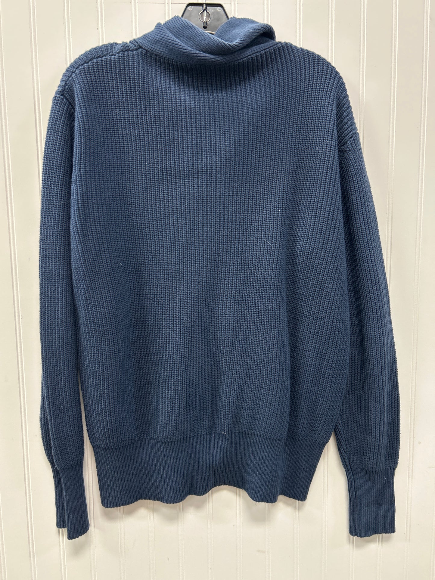 Sweater Cardigan By Zyia In Navy, Size:M