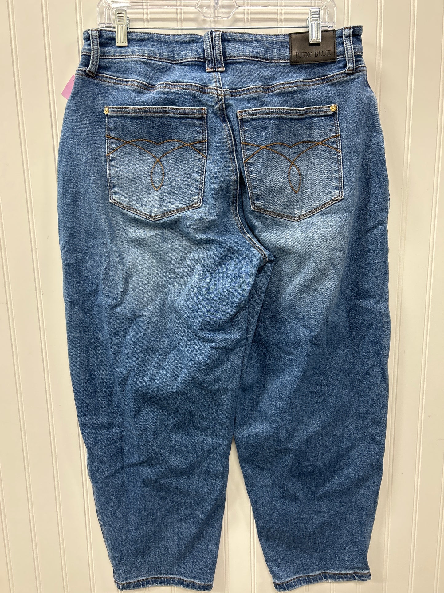 Jeans Wide Leg By Judy Blue In Blue Denim, Size:14
