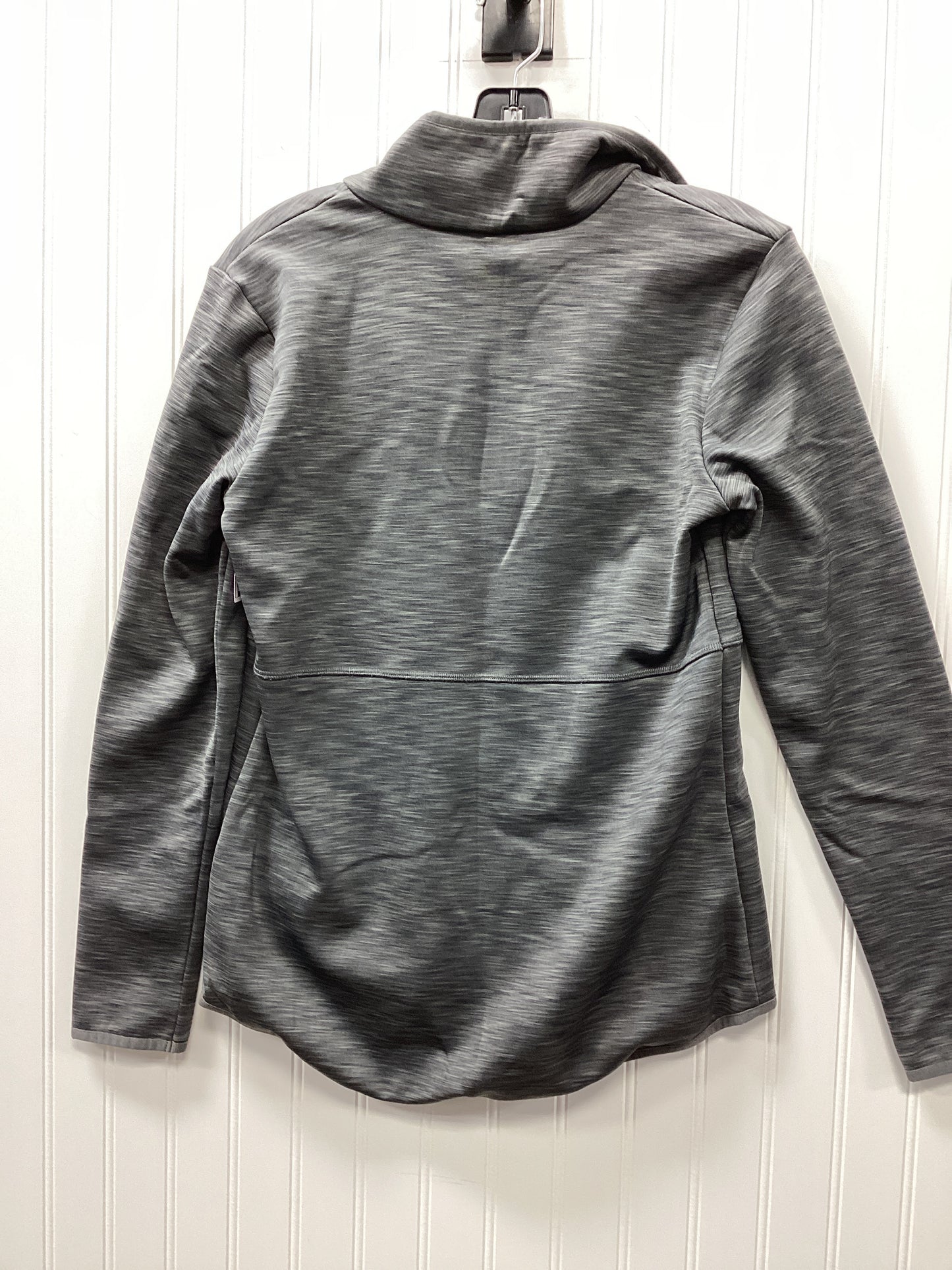 Athletic Jacket By Talbots In Grey, Size:Xs