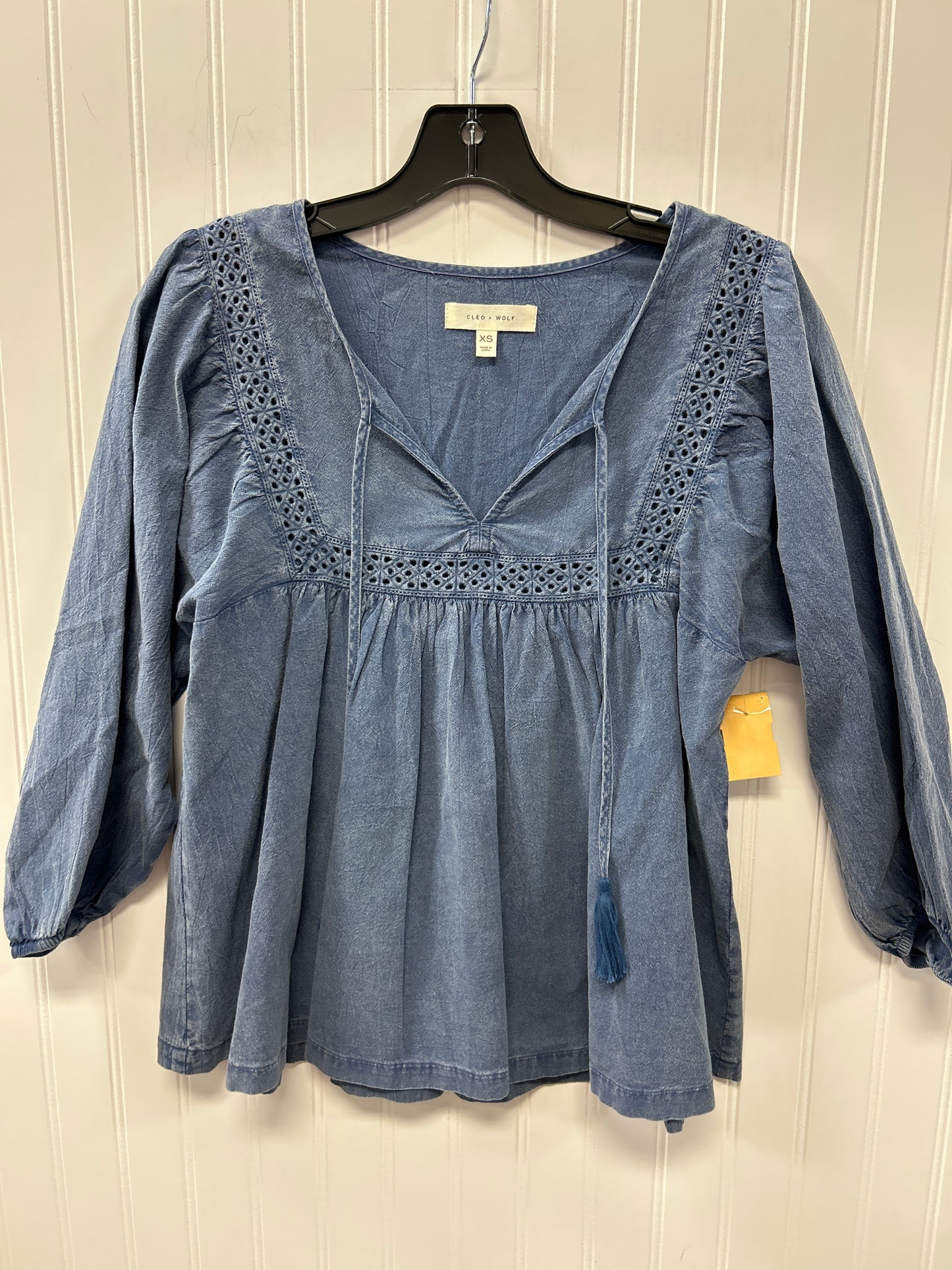Top Ls By Cmc In Blue, Size:Xs