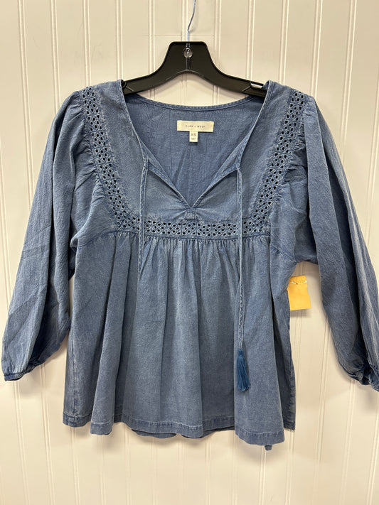 Top Ls By Cmc In Blue, Size:Xs