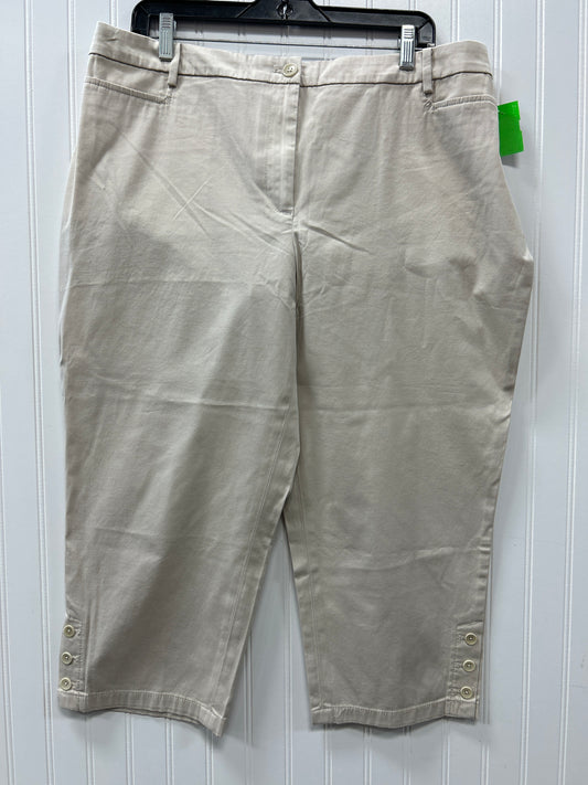 Pants Chinos & Khakis By Talbots In Tan, Size:16