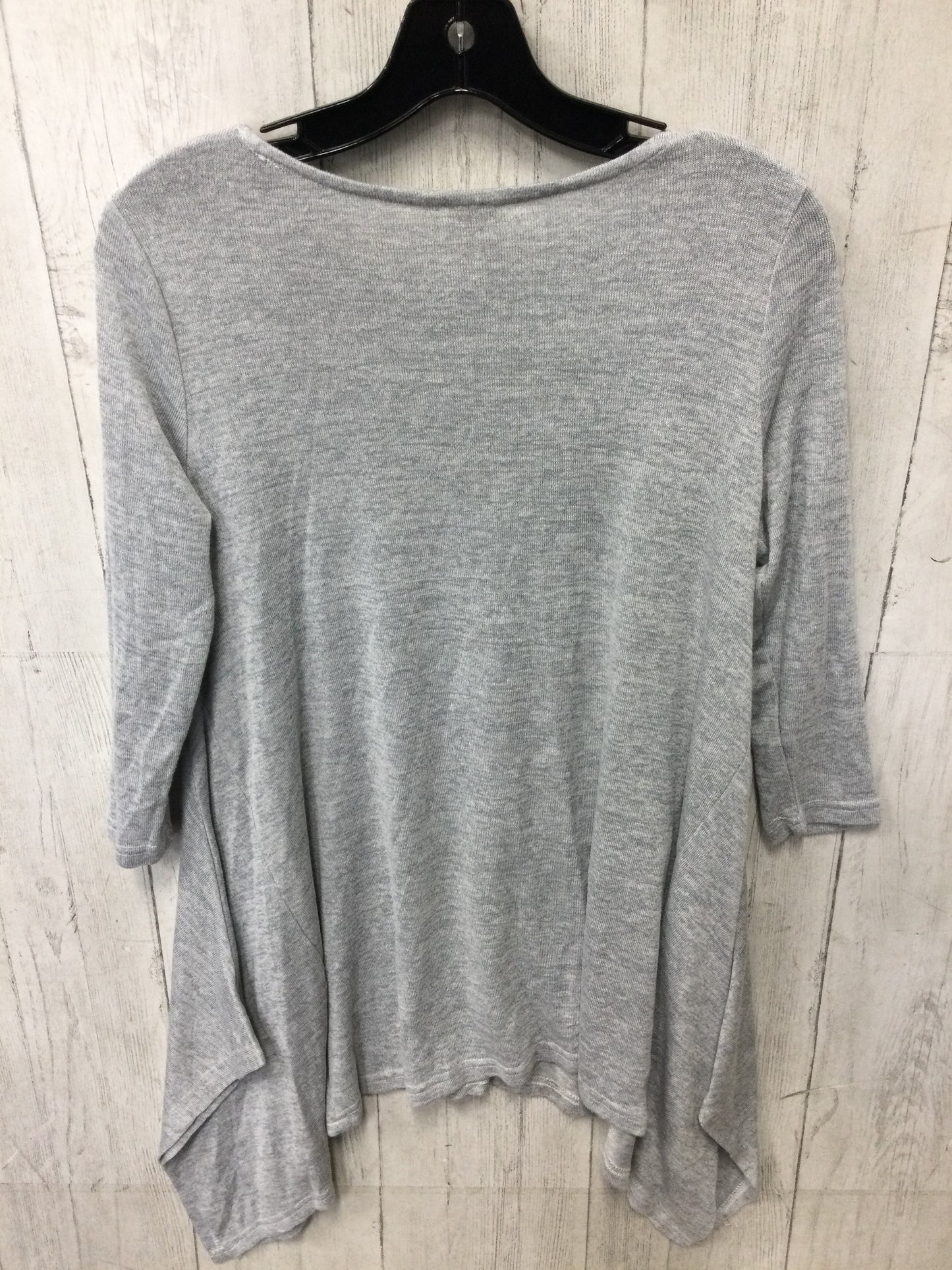 Tunic Ls By Chaser In Grey, Size:M