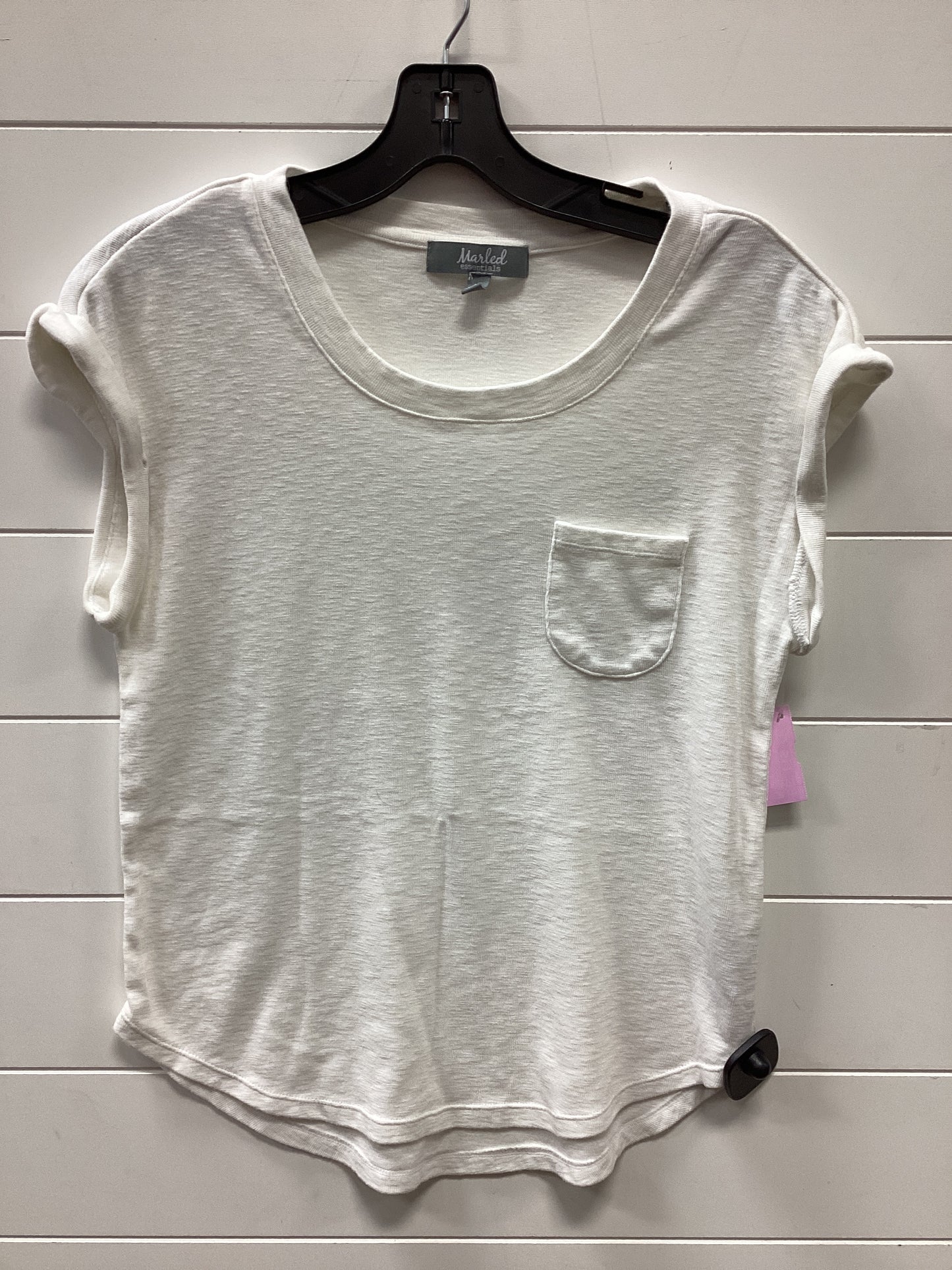 Top Ss By Marled In White, Size:Xs