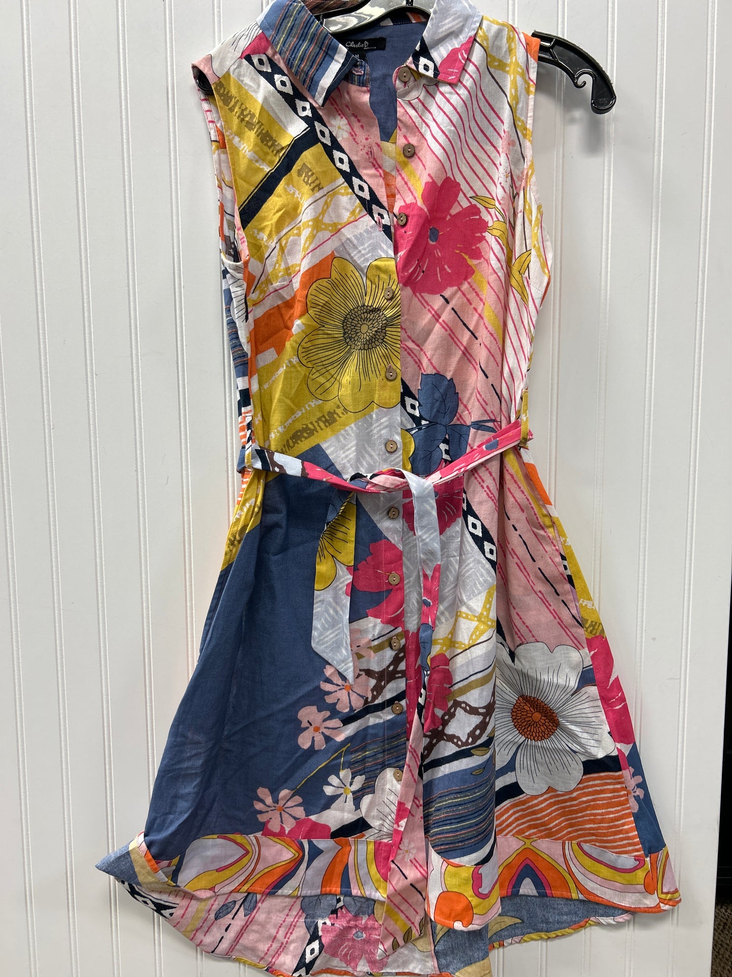 Dress Casual Midi By Charlie B In Multi, Size:M