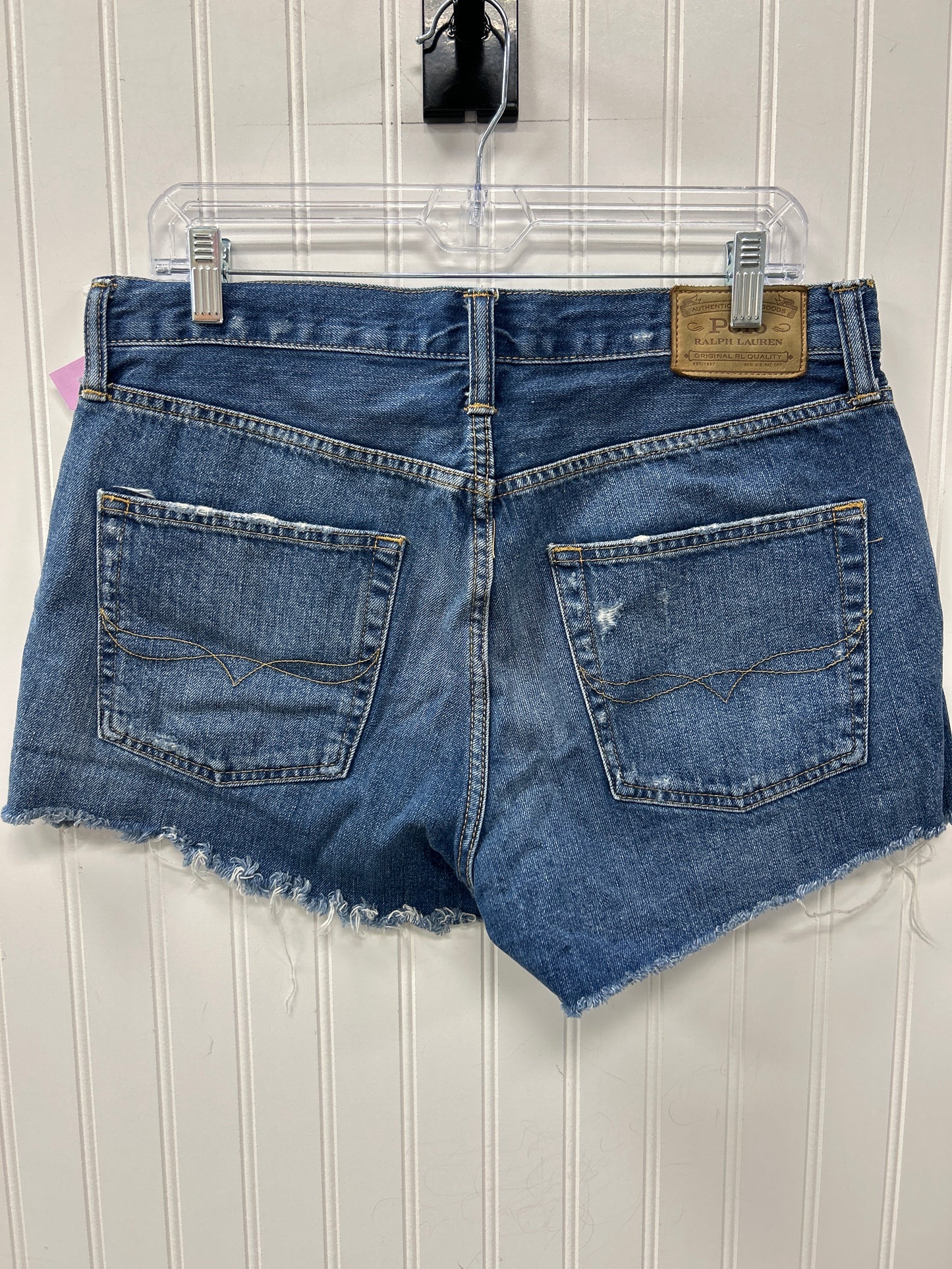 Shorts By Polo Ralph Lauren In Blue Denim, Size:10
