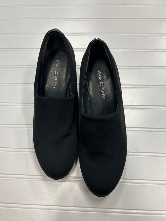 Shoes Heels Wedge By Donald Pliner In Black, Size:9