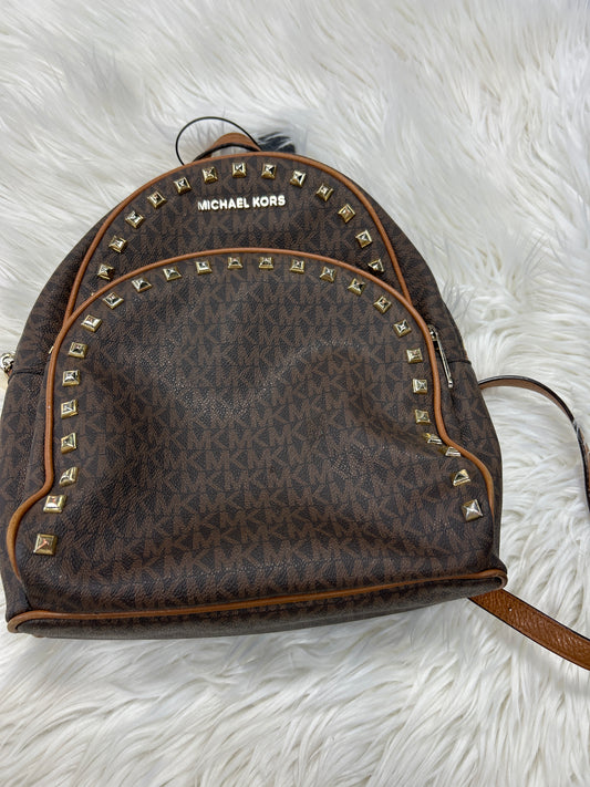 Backpack Designer By Michael Kors In Brown, Size:Small