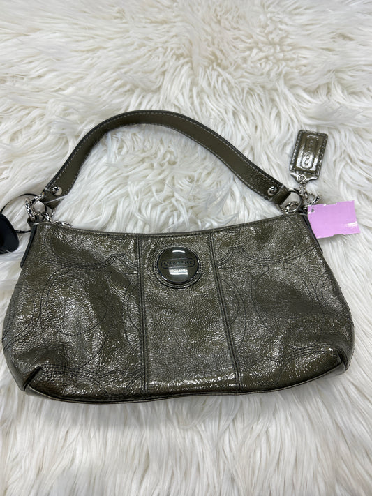 Handbag Designer By Coach In Green, Size:Small