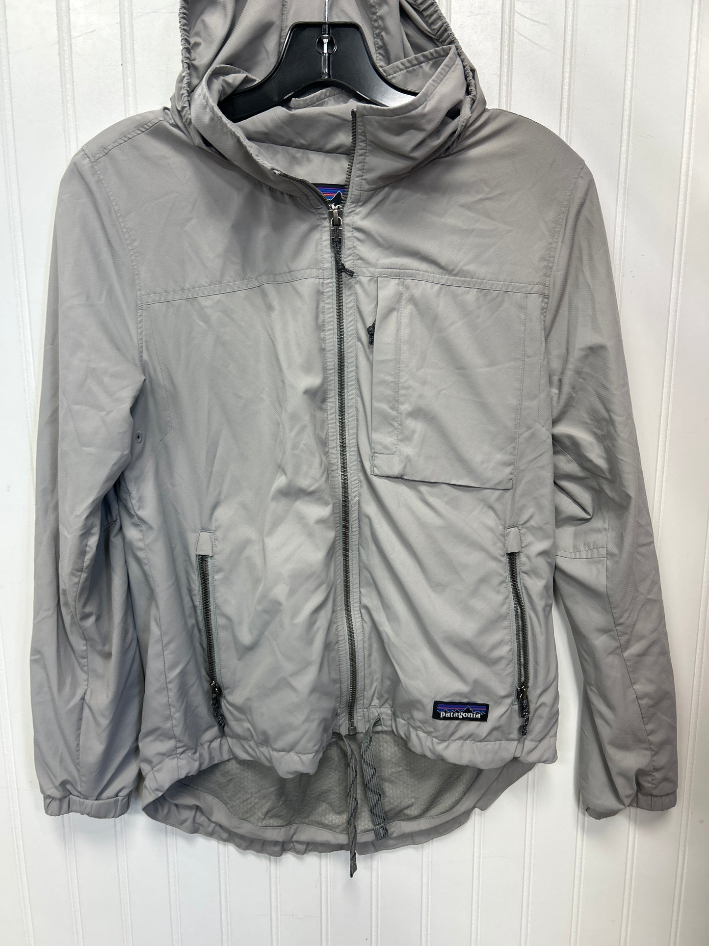 Athletic Jacket By Patagonia In Grey, Size:Xs