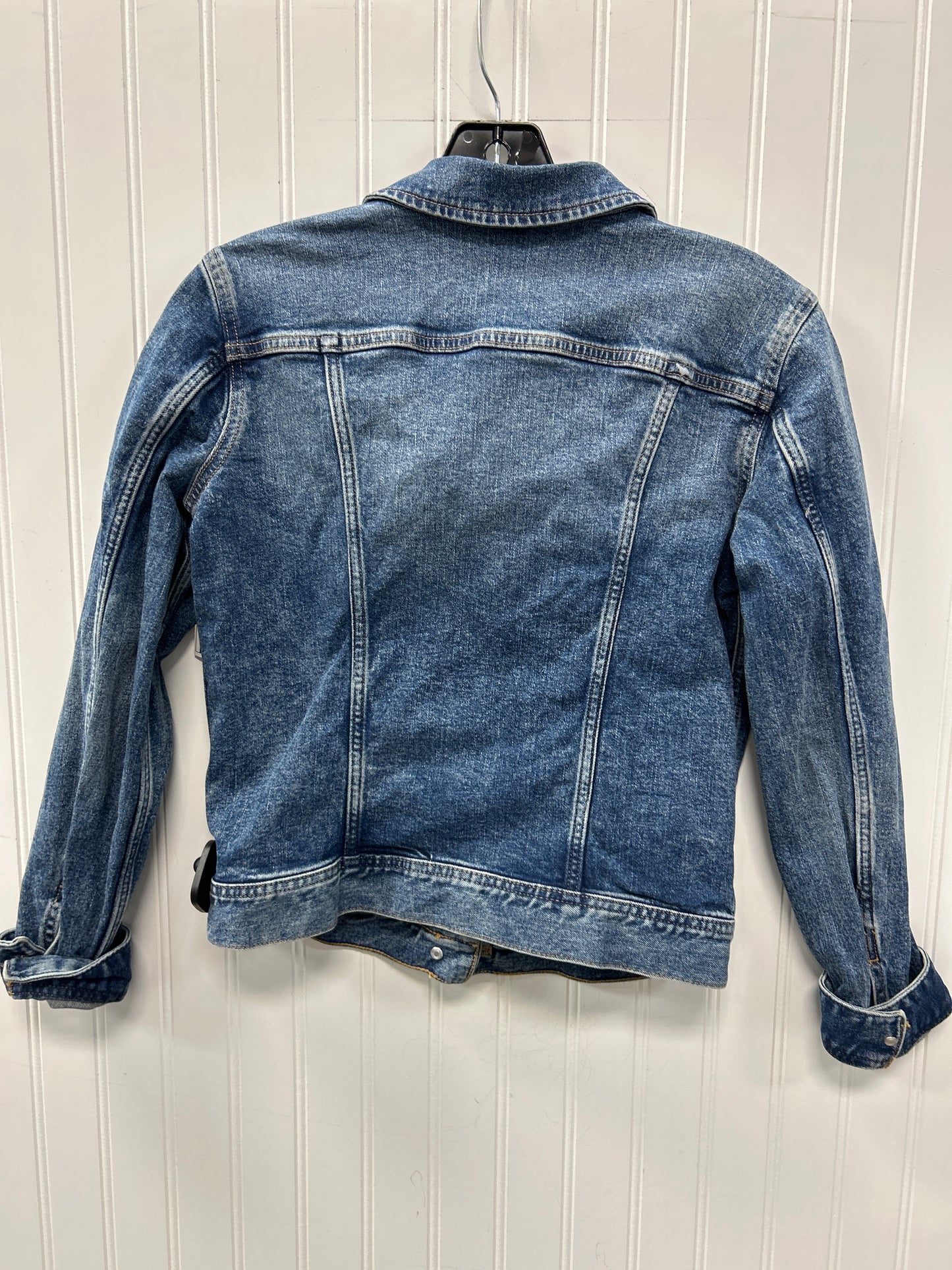 Jacket Denim By J. Crew In Blue Denim, Size:Xxs