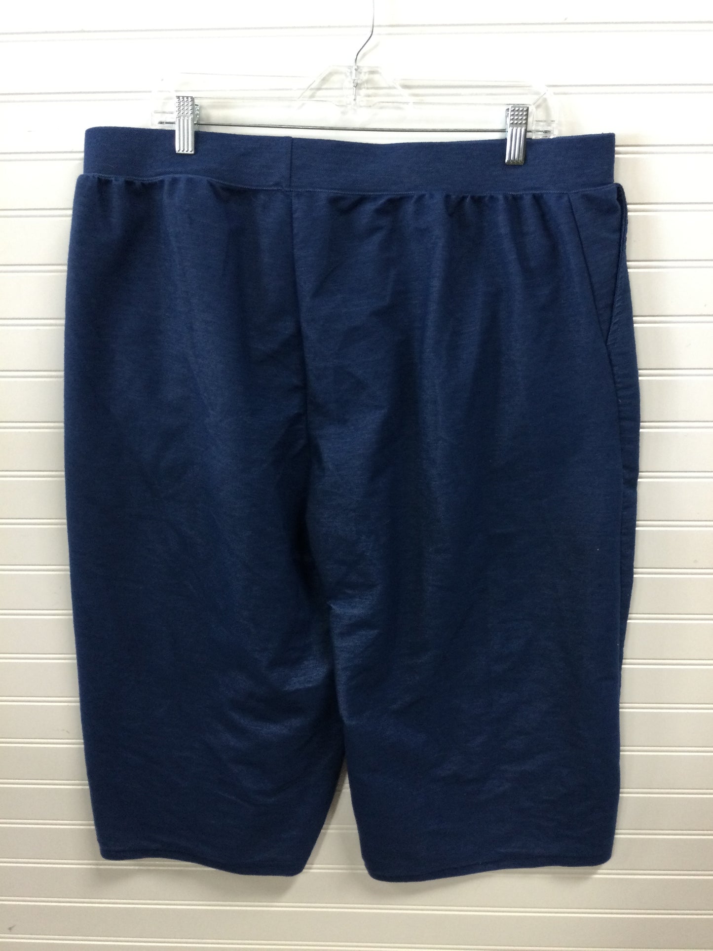 Capris By Cmc In Blue, Size:3X
