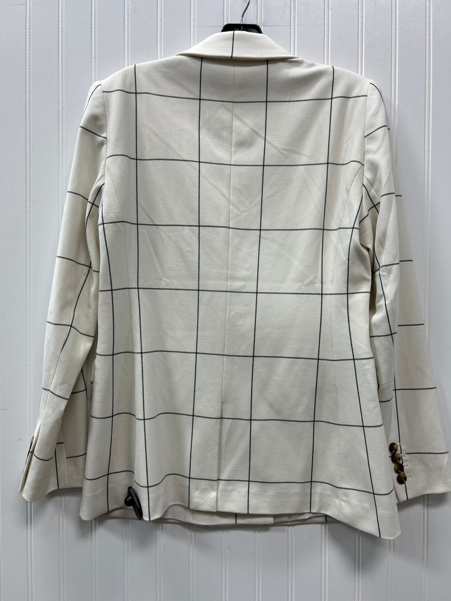 Blazer By Ann Taylor In Cream, Size:4