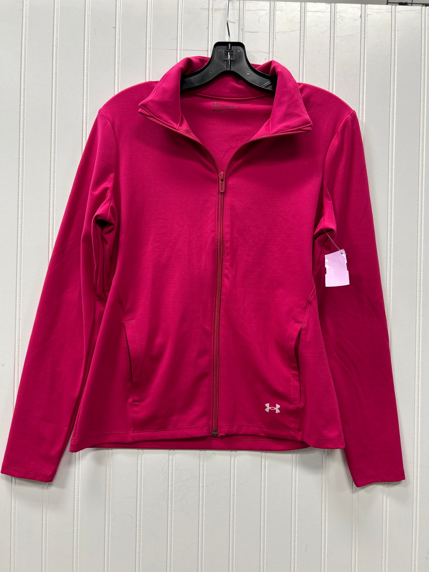 Athletic Sweatshirt Collar By Under Armour In Pink, Size:M
