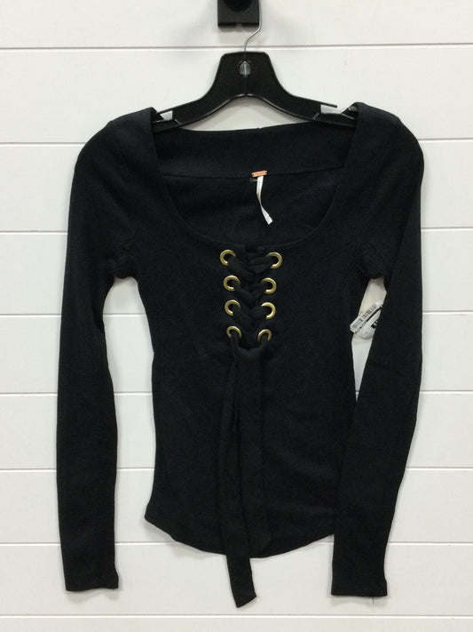 Top Ls By Free People In Black, Size:Xs