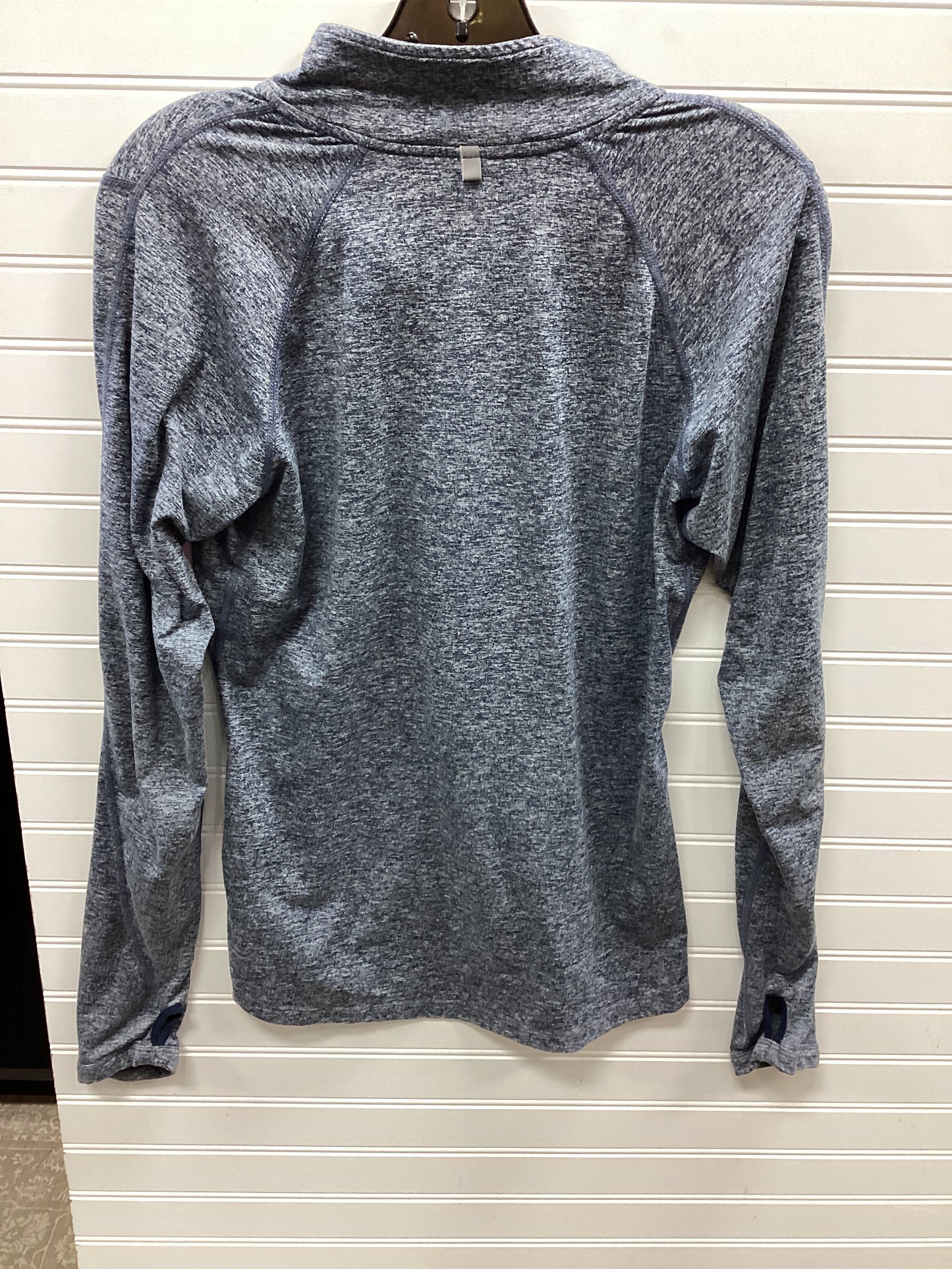 Athletic Top Ls Collar By Nike Apparel In Navy, Size:M