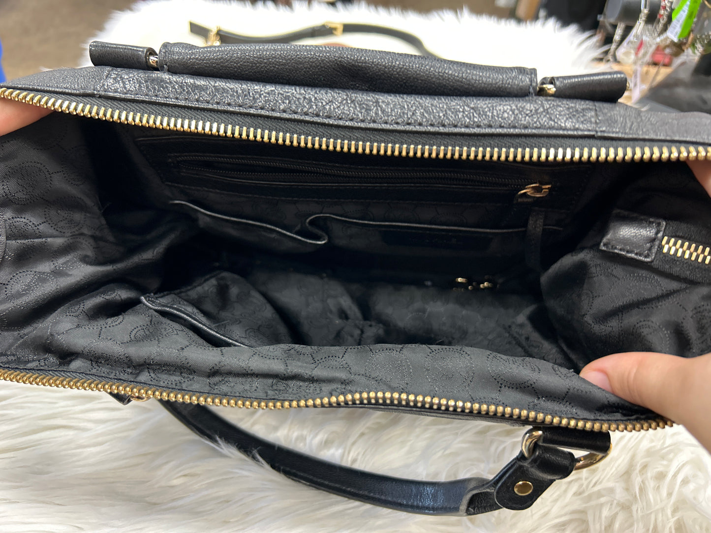 Handbag Designer By Michael Kors Collection In Black, Size:Large