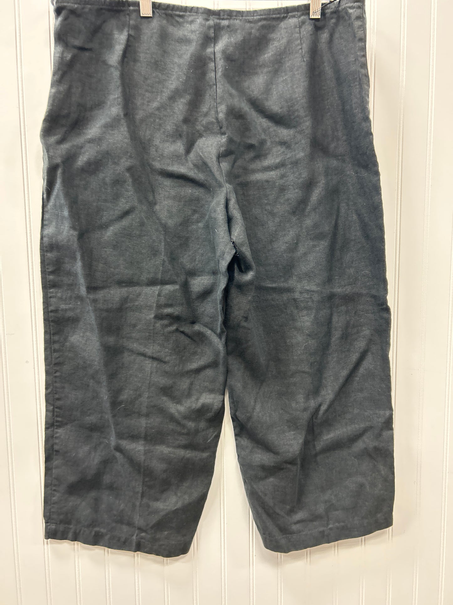 Capris By Eileen Fisher In Black, Size:18