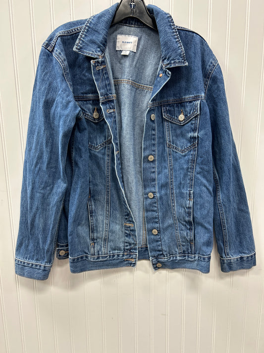 Jacket Denim By Old Navy In Blue Denim, Size:M