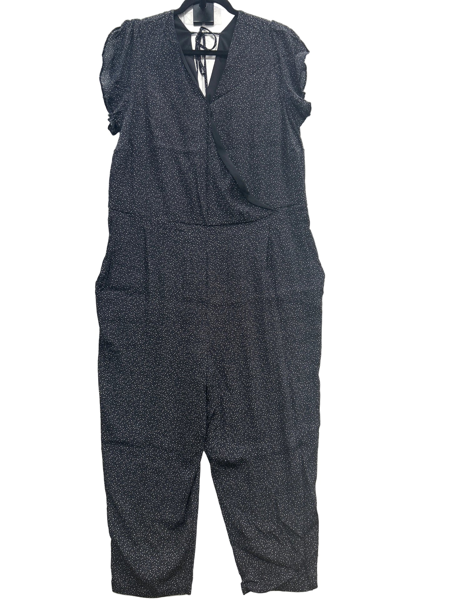Jumpsuit By Loft In Black & White, Size:16
