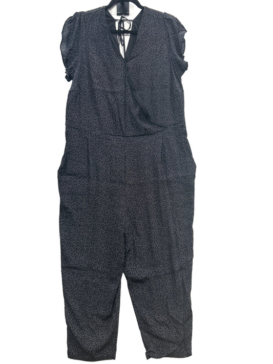 Jumpsuit By Loft In Black & White, Size:16