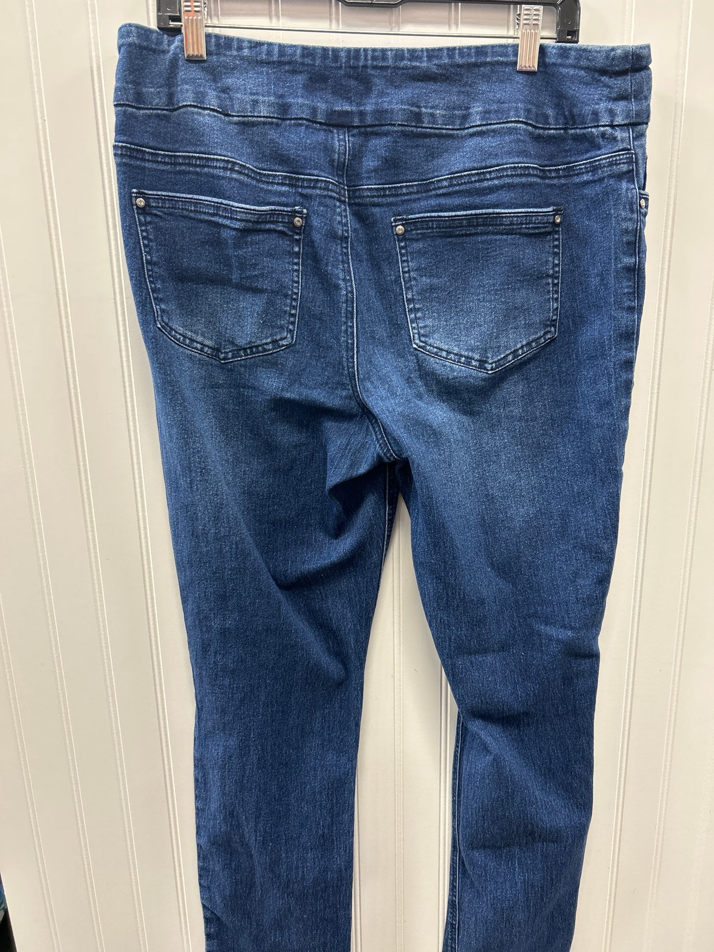 Jeans Skinny By Cmc In Blue Denim, Size:16