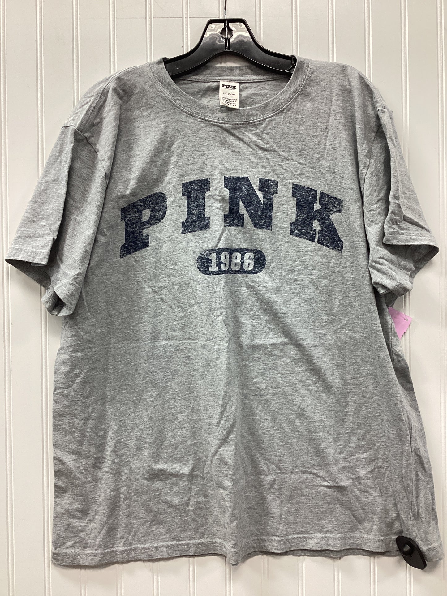 Top Ss By Pink In Grey, Size:L