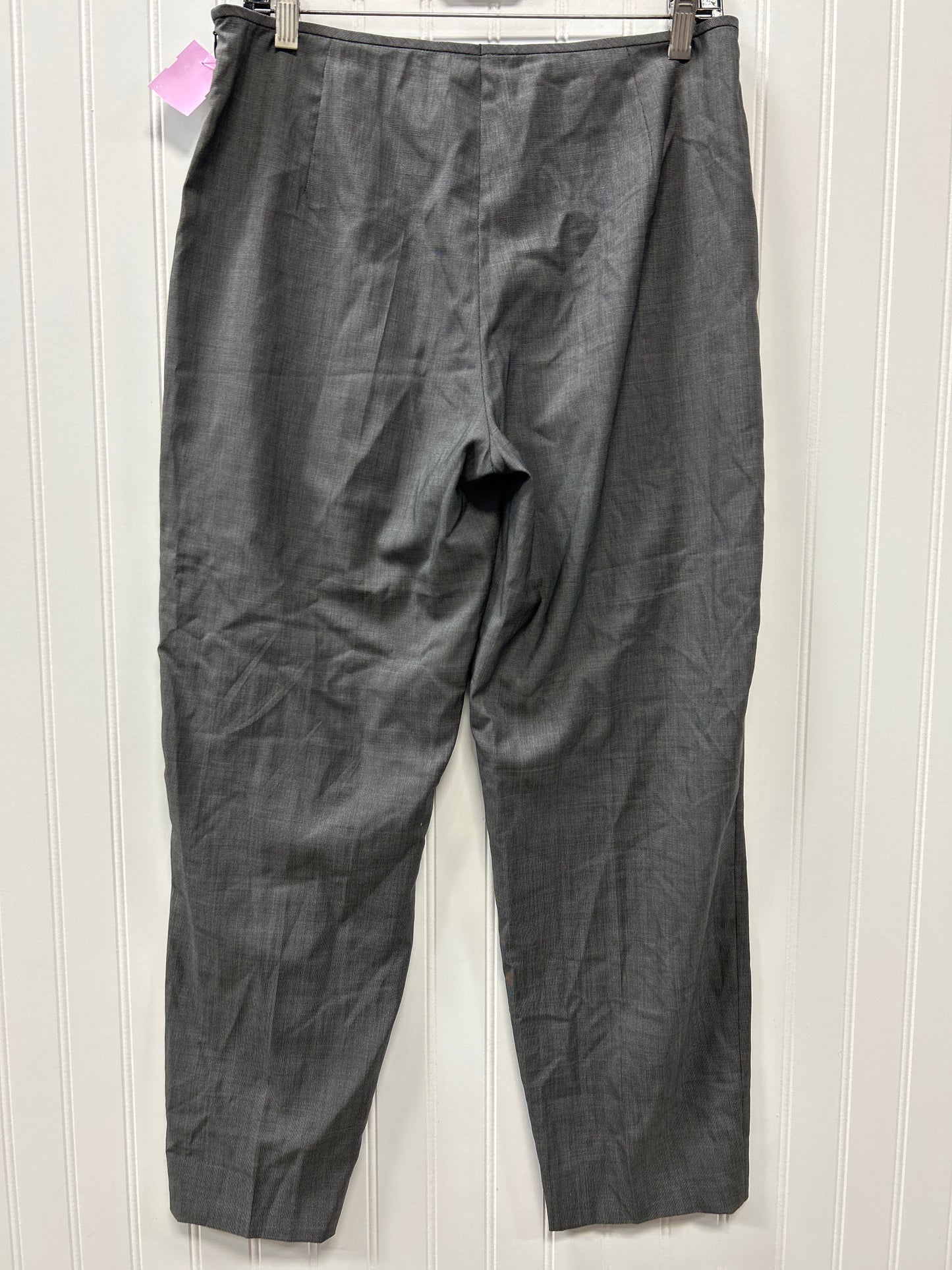 Pants Designer By Escada In Grey, Size:8