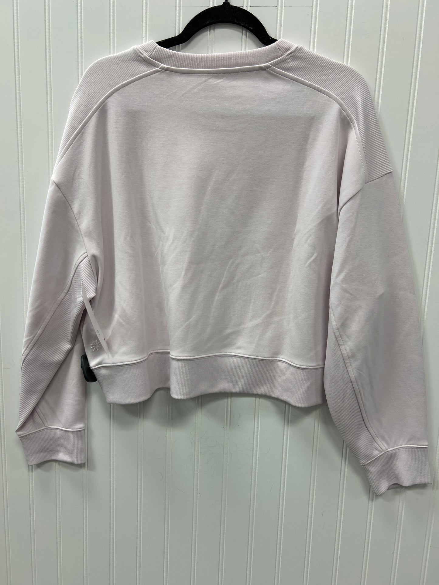 Athletic Top Ls Crewneck By Athleta In Pink, Size:L