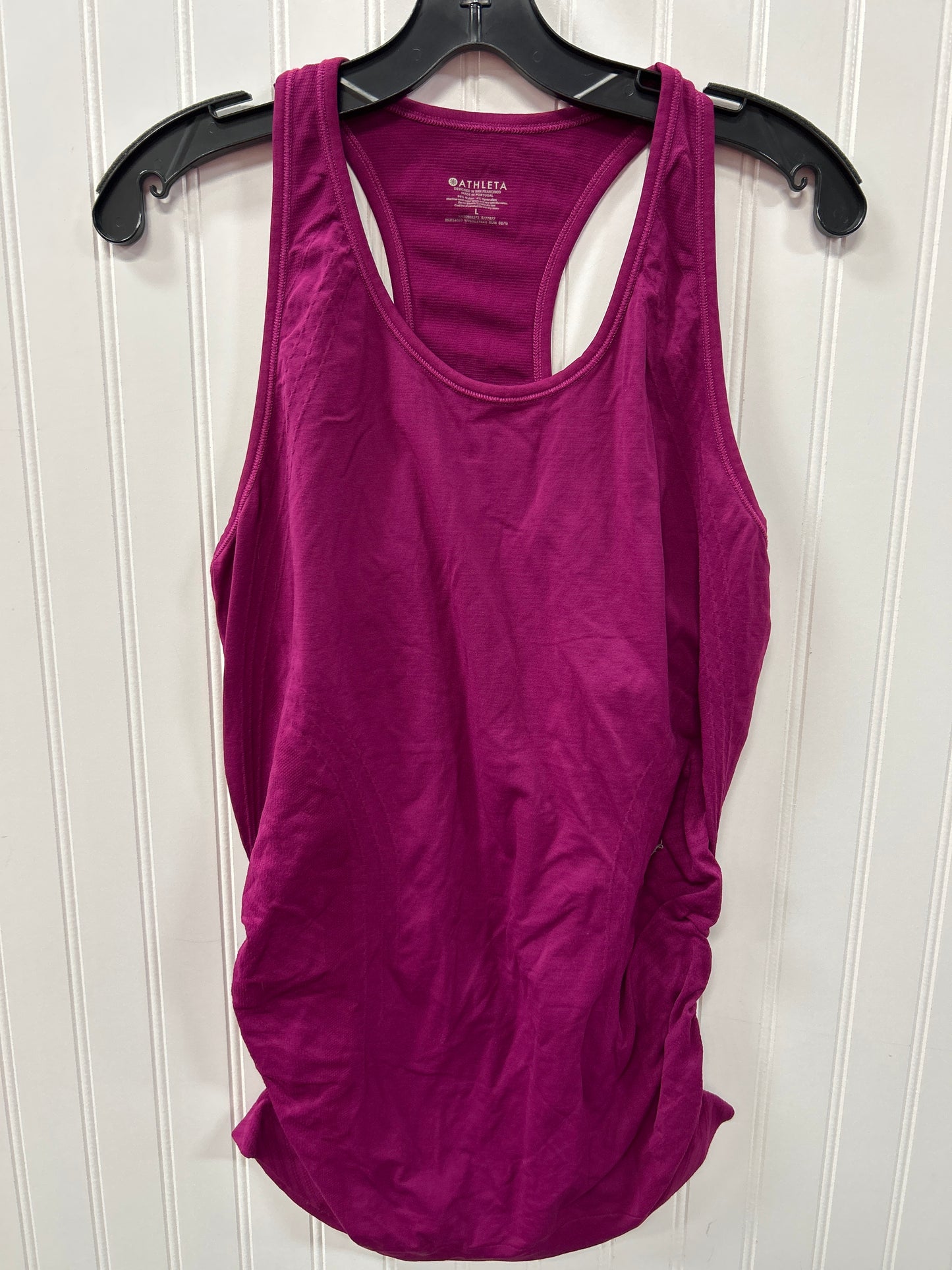 Athletic Tank Top By Athleta In Purple, Size:L