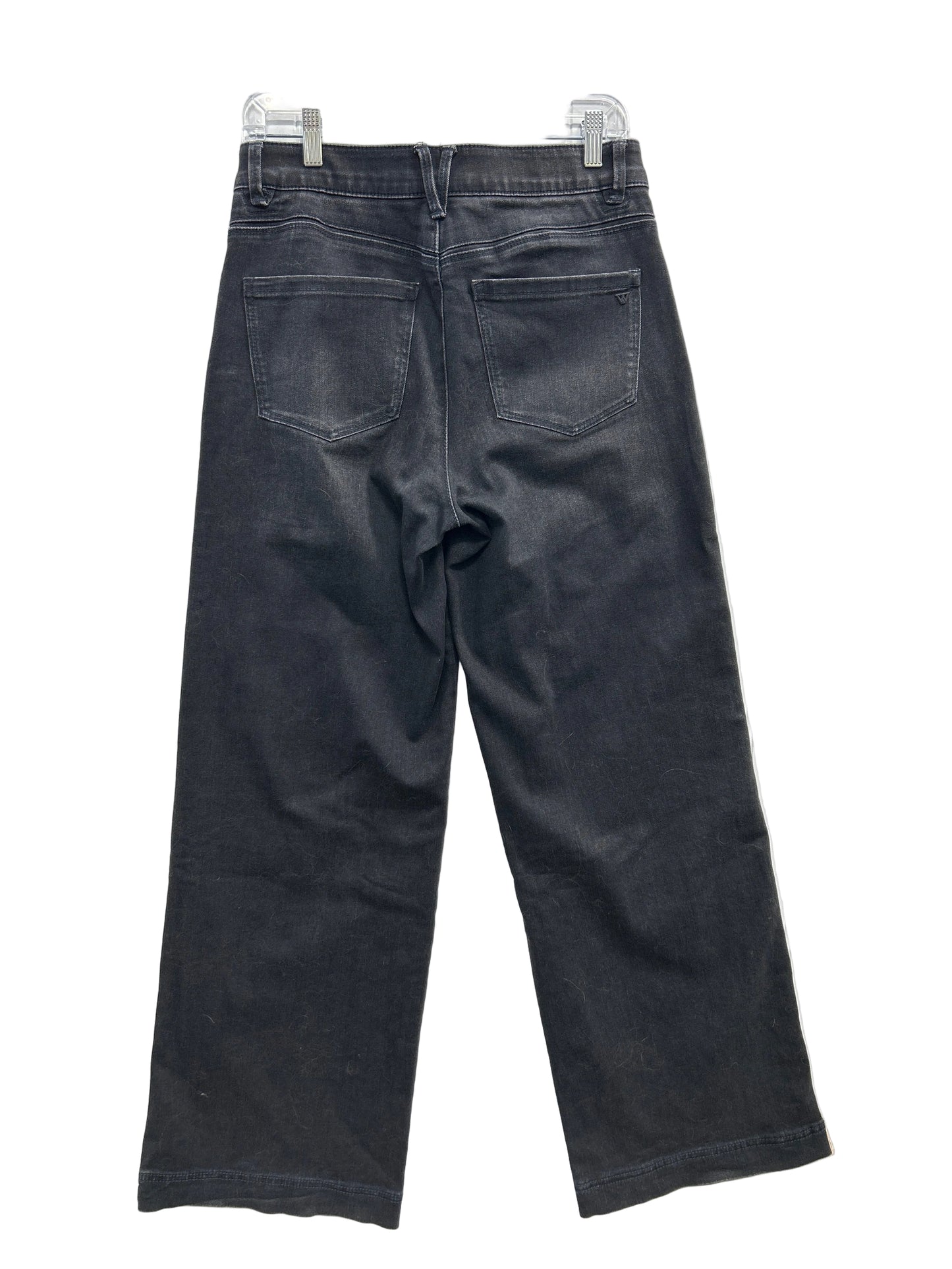 Jeans Straight By Wit & Wisdom In Black Denim, Size:4