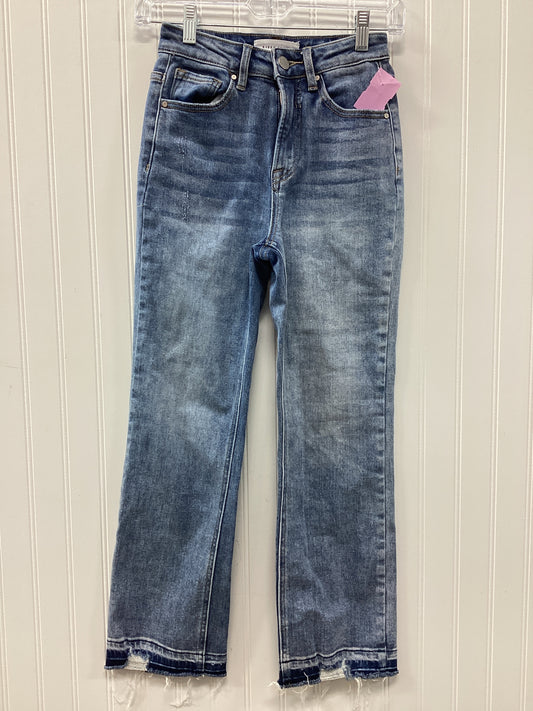 Jeans Straight By Risen In Blue Denim, Size:0