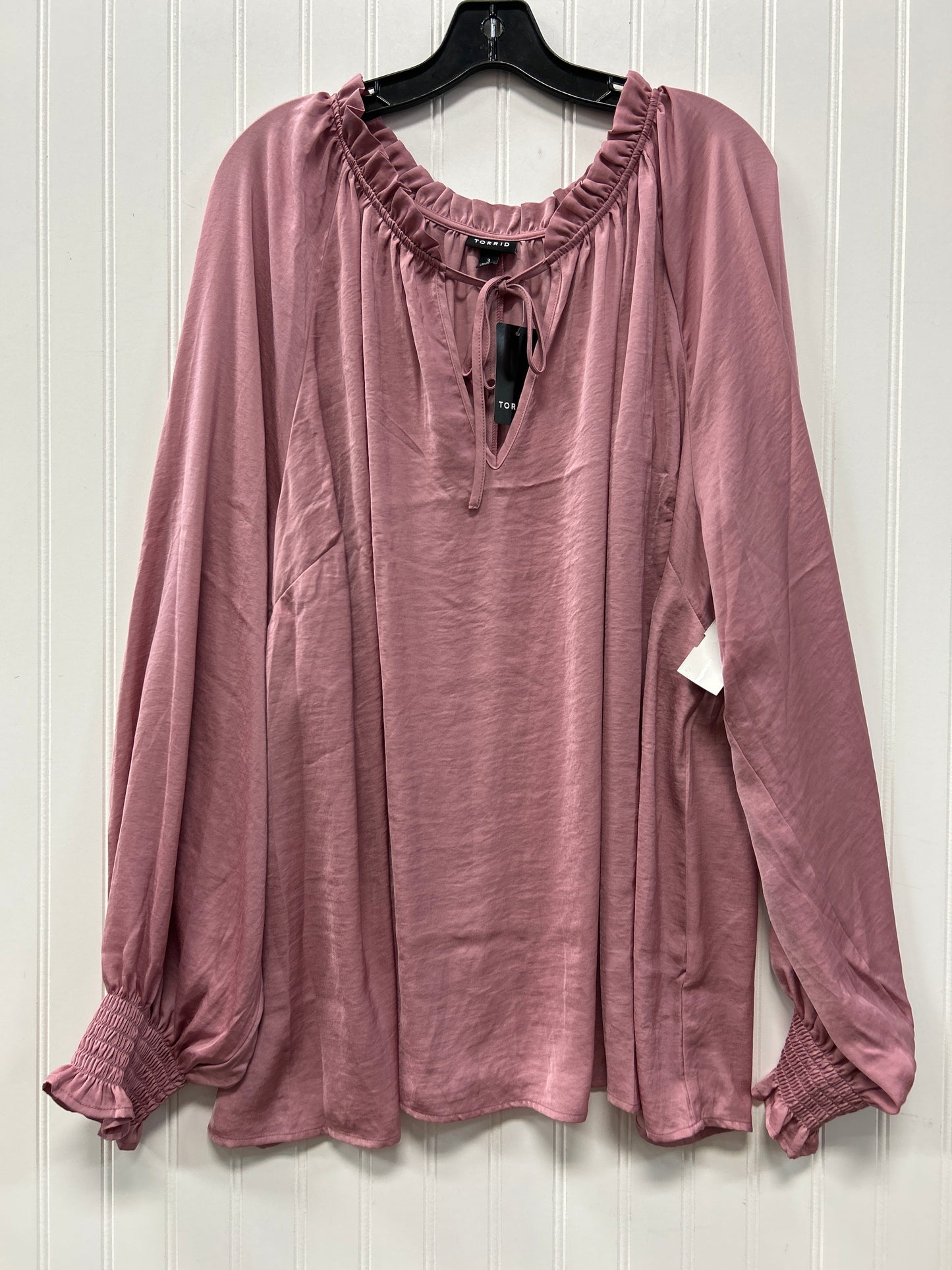 Top Ls By Torrid In Pink, Size:3X