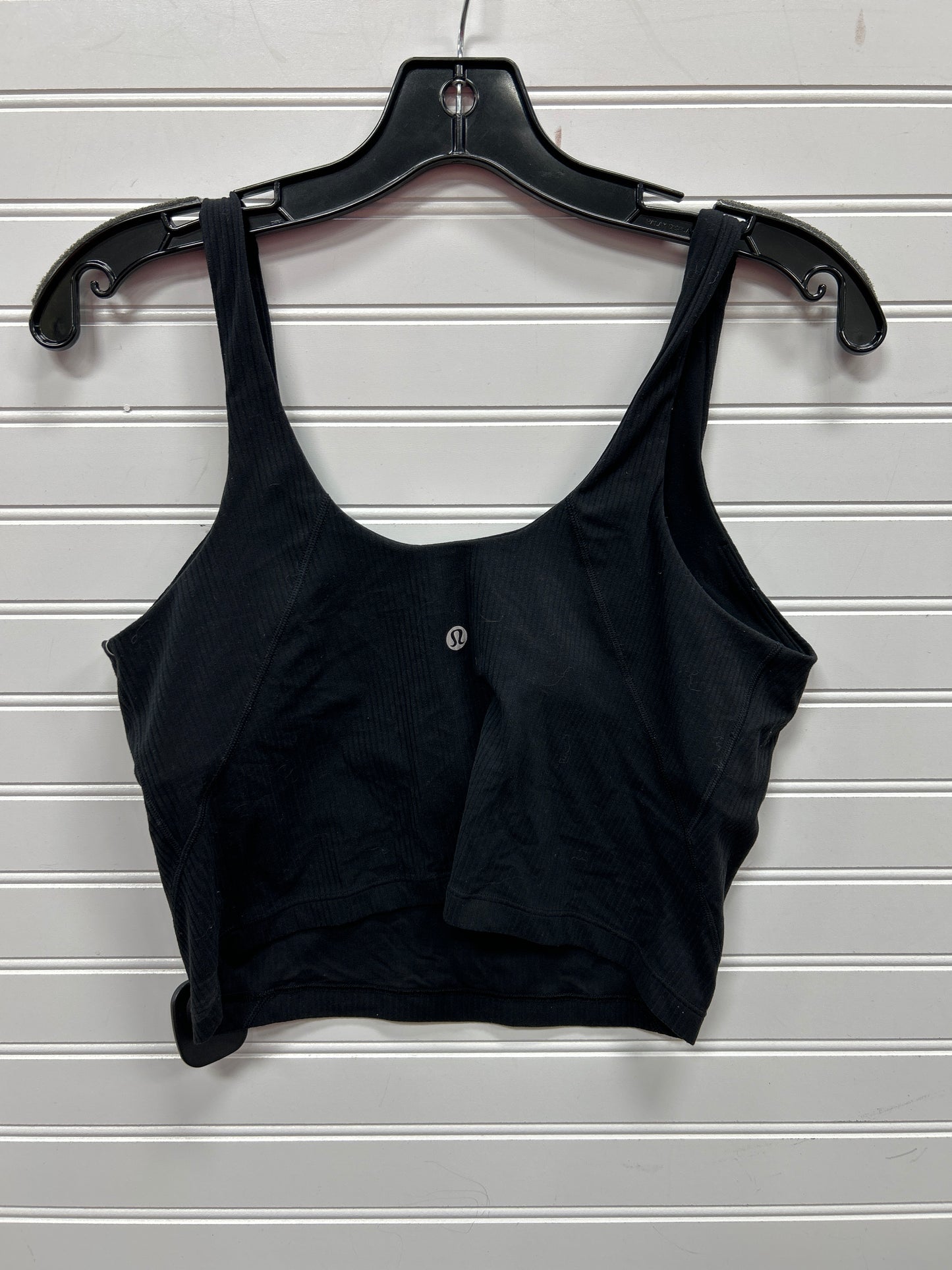 Athletic Tank Top By Lululemon In Black, Size:10