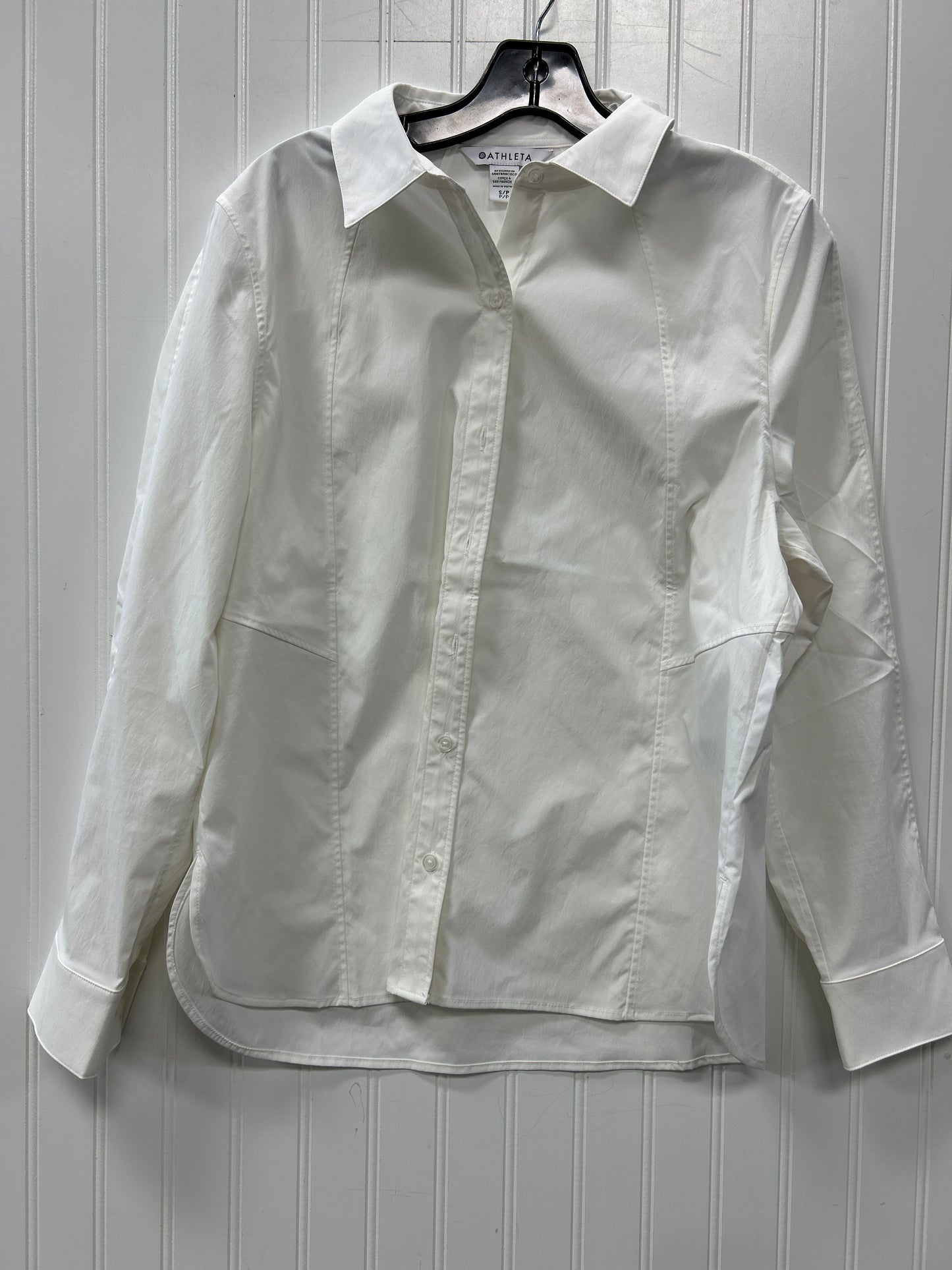 Top Ls By Athleta In White, Size:S