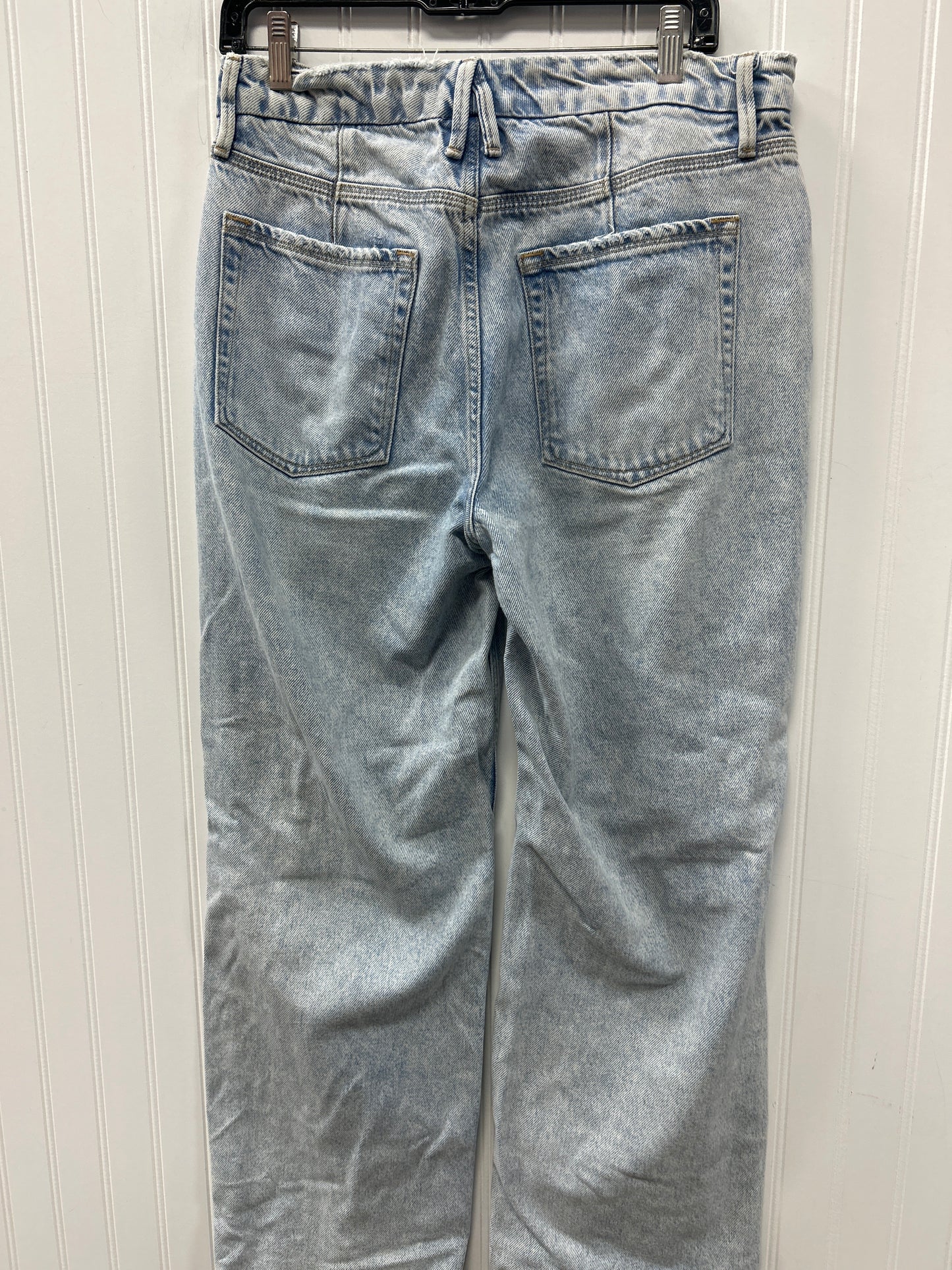Jeans Wide Leg By Good American In Blue Denim, Size:8